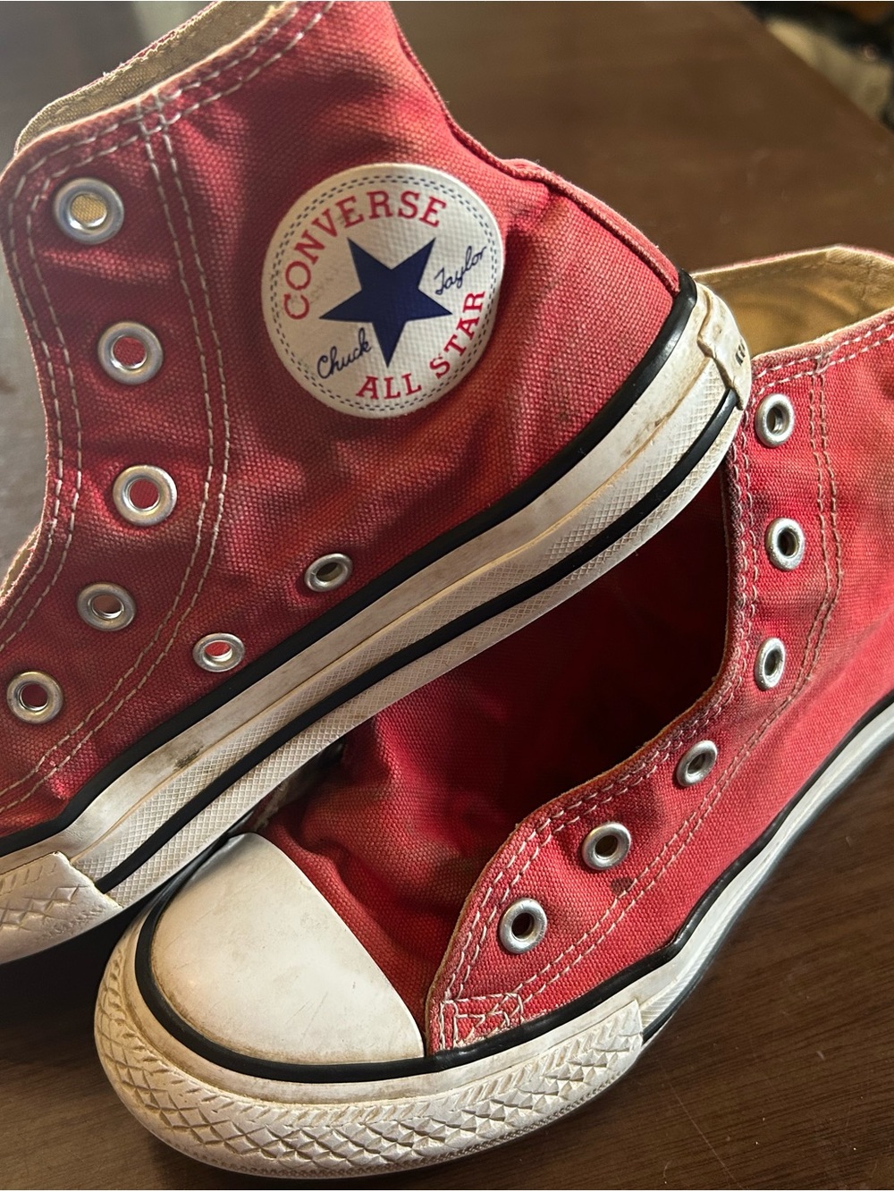 Converse Kids Red Low Top All Star Sneakers